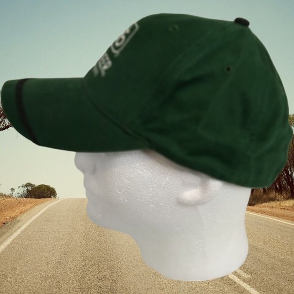 Pioneer Seed Green & White LOGO Embroidered Hook & Loop Adjustable Cap Hat OS - Picture 9 of 16